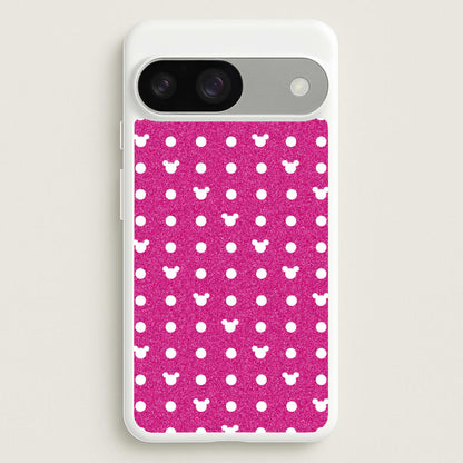 Mickey Polkadot Pink Fairytale  - Disney Phone Case for Google Pixel 9 / 9 Pro