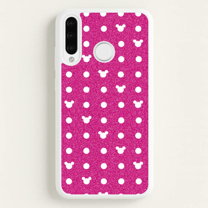 Mickey Polkadot Pink Fairytale  - Disney Phone Case for Huawei P30 Lite