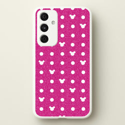 Mickey Polkadot Pink Fairytale  - Disney Phone Case for Galaxy A35