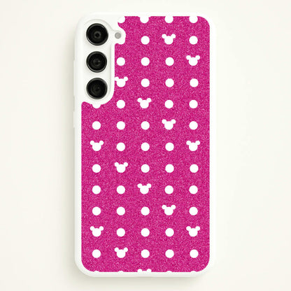 Mickey Polkadot Pink Fairytale  - Disney Phone Case for Galaxy S23