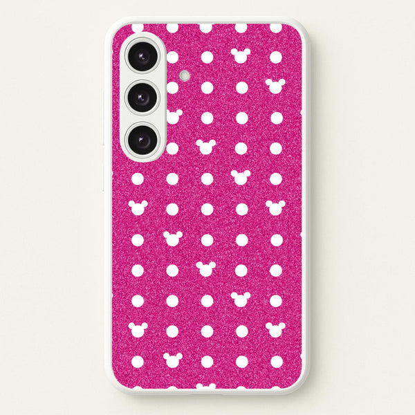 Mickey Polkadot Pink Fairytale  - Disney Phone Case for Galaxy S24