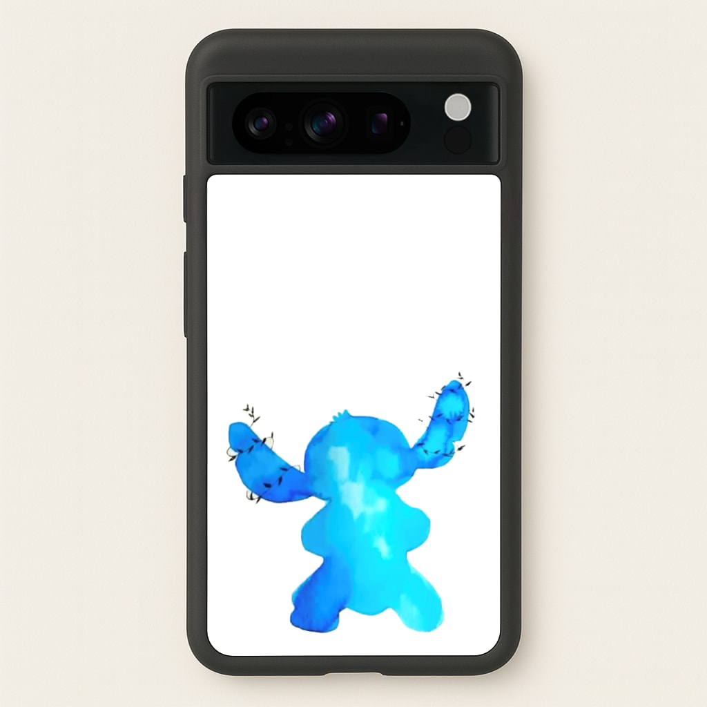 Watercolour Blue Alien Disney  - Disney Phone Case for Google Pixel 8 Pro
