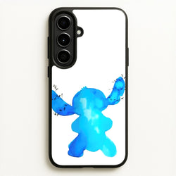 Watercolour Blue Alien Disney  - Disney Phone Case for Galaxy A56