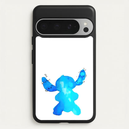 Watercolour Blue Alien Disney  - Disney Phone Case for Google Pixel 9 Pro XL