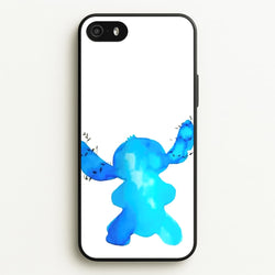 Watercolour Blue Alien Disney  - Disney Phone Case for iPhone 5 / 5s / SE 2016