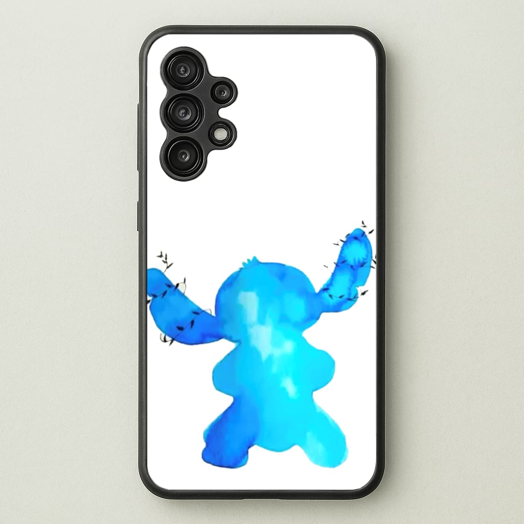 Watercolour Blue Alien Disney  - Disney Phone Case for Galaxy A13