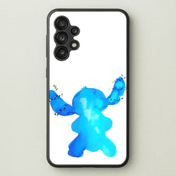 Watercolour Blue Alien Disney  - Disney Phone Case for Galaxy A13