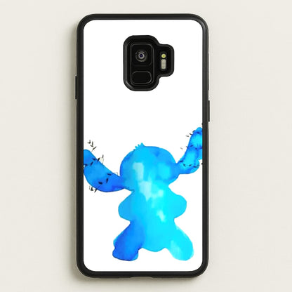 Watercolour Blue Alien Disney  - Disney Phone Case for Galaxy S9