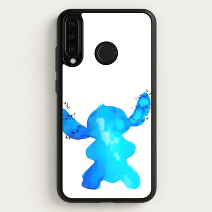 Watercolour Blue Alien Disney  - Disney Phone Case for Huawei P30 Lite