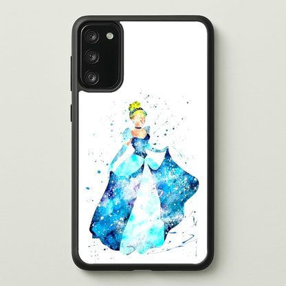 Watercolour Cinderella Fairytale  - Disney Phone Case for Galaxy S20