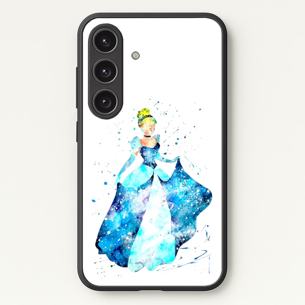 Watercolour Cinderella Fairytale  - Disney Phone Case for Galaxy S24