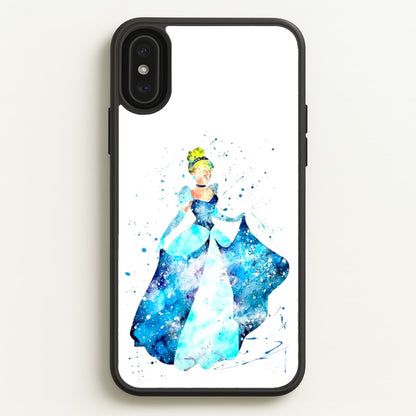 Watercolour Cinderella Fairytale  - Disney Phone Case for iPhone XS Max