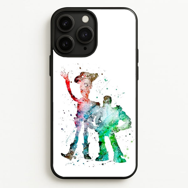 Watercolour Woody & Buzz A Story of Toys Fairytale  - Disney Phone Case for iPhone 11 Pro
