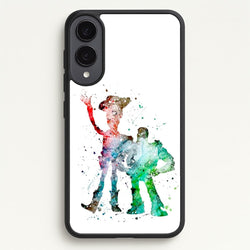 Watercolour Woody & Buzz A Story of Toys Fairytale  - Disney Phone Case for Galaxy S25 Edge