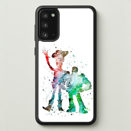 Watercolour Woody & Buzz A Story of Toys Fairytale  - Disney Phone Case for Galaxy Note 20