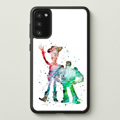 Watercolour Woody & Buzz A Story of Toys Fairytale  - Disney Phone Case for Galaxy S20FE
