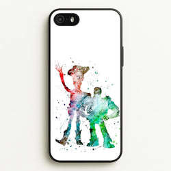 Watercolour Woody & Buzz A Story of Toys Fairytale  - Disney Phone Case for iPhone 5 / 5s / SE 2016