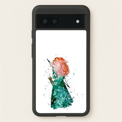 Watercolour Princess Merida Brave Fairytale  - Disney Phone Case for Google Pixel 6a