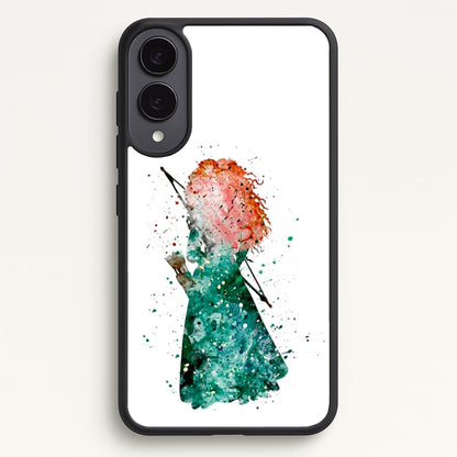 Watercolour Princess Merida Brave Fairytale  - Disney Phone Case for Galaxy S25 Edge