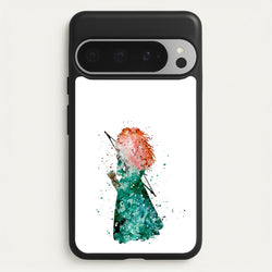 Watercolour Princess Merida Brave Fairytale  - Disney Phone Case for Google Pixel 9 Pro XL