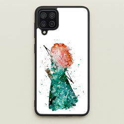 Watercolour Princess Merida Brave Fairytale  - Disney Phone Case for Galaxy A12