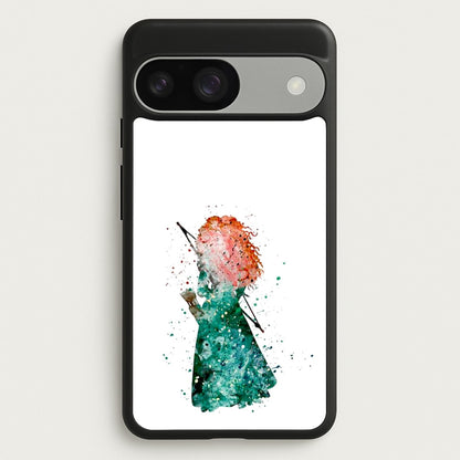 Watercolour Princess Merida Brave Fairytale  - Disney Phone Case for Google Pixel 9 / 9 Pro