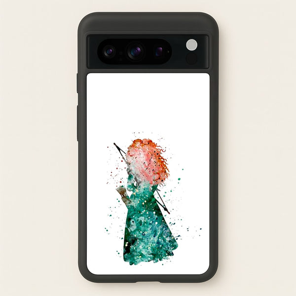 Watercolour Princess Merida Brave Fairytale  - Disney Phone Case for Google Pixel 8 Pro