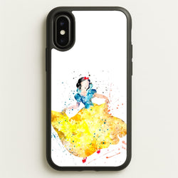 Watercolour Snow White Fairytale  - Disney Phone Case for iPhone X / XS