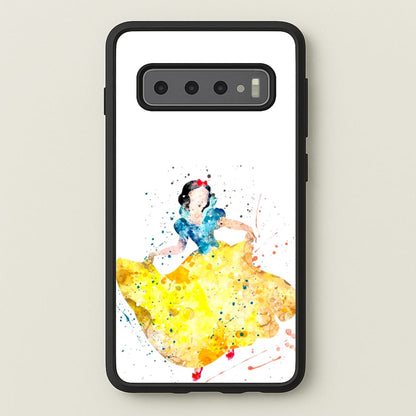 Watercolour Snow White Fairytale  - Disney Phone Case for Galaxy S10 Plus