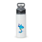 Watercolour Aladdin Fairytale Active Water Bottle - Black