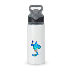 Watercolour Aladdin Fairytale Active Water Bottle - Black