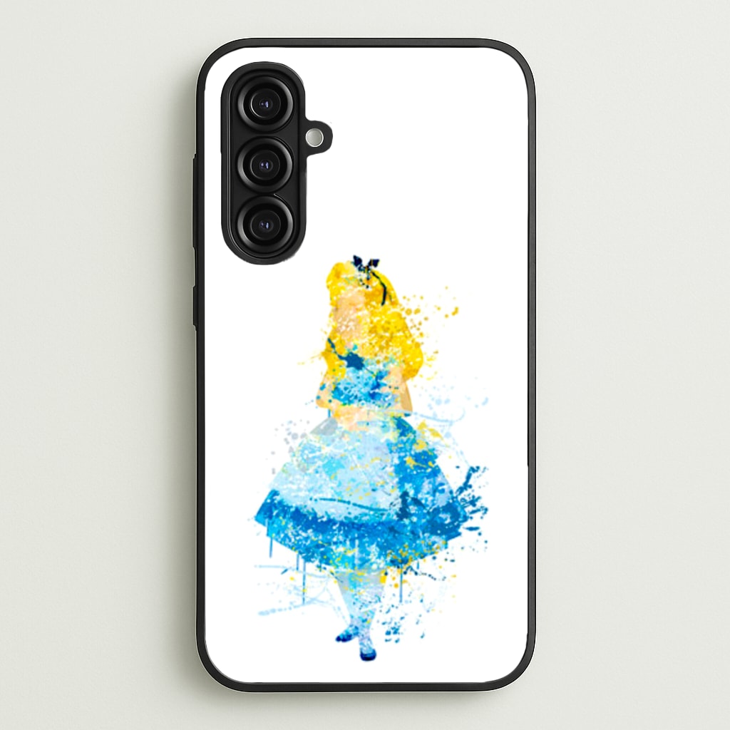Watercolour Alice in Wonderland Fairytale  - Disney Phone Case for Galaxy A16