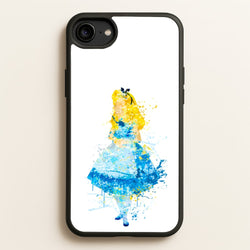 Watercolour Alice in Wonderland Fairytale  - Disney Phone Case for iPhone 6 / 7 / 8 / SE