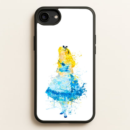 Watercolour Alice in Wonderland Fairytale  - Disney Phone Case for iPhone 6 / 7 / 8 / SE