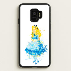Watercolour Alice in Wonderland Fairytale  - Disney Phone Case for Galaxy S9
