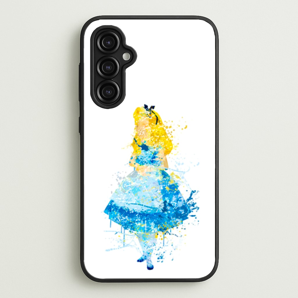 Watercolour Alice in Wonderland Fairytale  - Disney Phone Case for Galaxy A14
