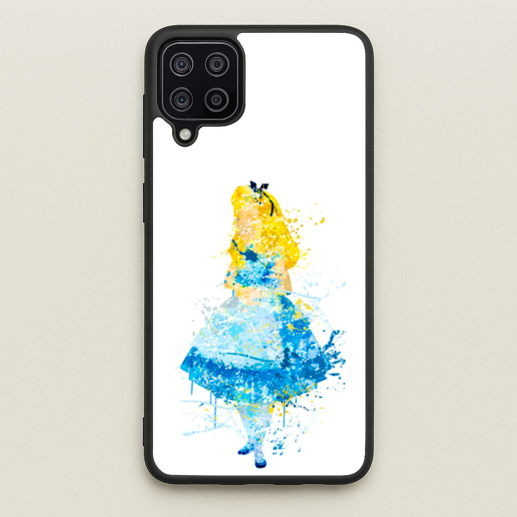 Watercolour Alice in Wonderland Fairytale  - Disney Phone Case for Galaxy A12