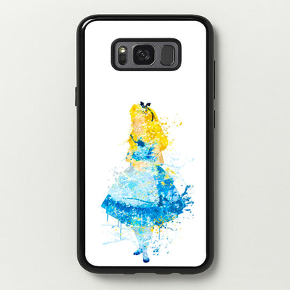 Watercolour Alice in Wonderland Fairytale  - Disney Phone Case for Galaxy S8 Plus