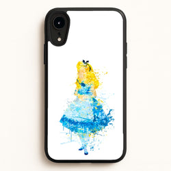 Watercolour Alice in Wonderland Fairytale  - Disney Phone Case for iPhone XR