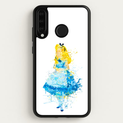 Watercolour Alice in Wonderland Fairytale  - Disney Phone Case for Huawei P30 Lite