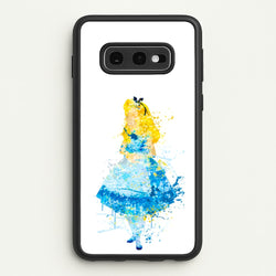Watercolour Alice in Wonderland Fairytale  - Disney Phone Case for Galaxy S10e