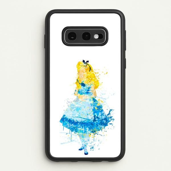 Watercolour Alice in Wonderland Fairytale  - Disney Phone Case for Galaxy S10e