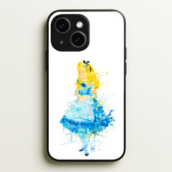 Watercolour Alice in Wonderland Fairytale  - Disney Phone Case for iPhone 15 Plus