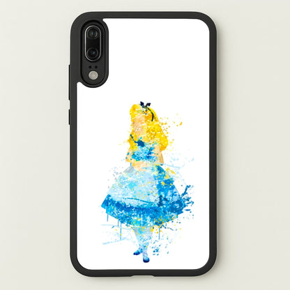 Watercolour Alice in Wonderland Fairytale  - Disney Phone Case for Huawei P20