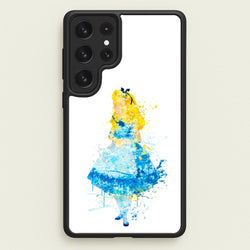 Watercolour Alice in Wonderland Fairytale  - Disney Phone Case for Galaxy S22 Ultra