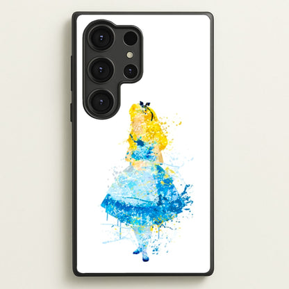 Watercolour Alice in Wonderland Fairytale  - Disney Phone Case for Galaxy S25 Ultra