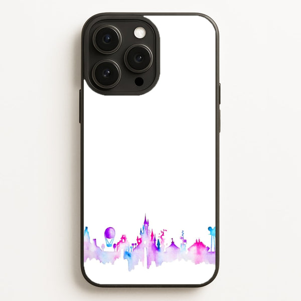 Watercolour Fairytaleland Paris  - Disney Phone Case for iPhone 16 Pro Max