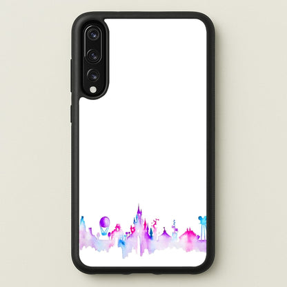 Watercolour Fairytaleland Paris  - Disney Phone Case for Huawei P20 Pro