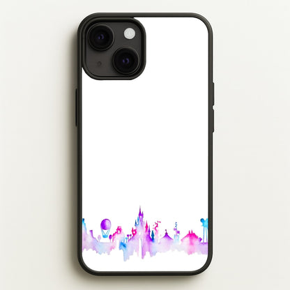 Watercolour Fairytaleland Paris  - Disney Phone Case for iPhone 13
