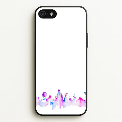 Watercolour Fairytaleland Paris  - Disney Phone Case for iPhone 5 / 5s / SE 2016
